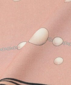 TOCCA PEARL WITH RIBBON WOOL SILK SQUARE STOLE ストール