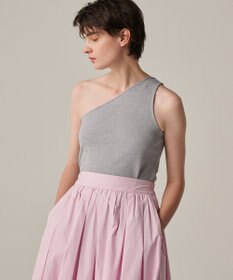 uncrave コットンミラノ ワンショルダー トップス（uncrave WHITE）