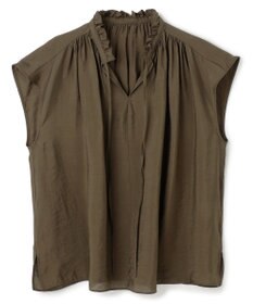 UNFILO ヴィンテージシアー ギャザーブラウス