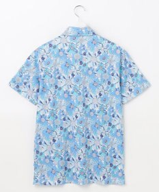 23区GOLF 【MEN】【キングサイズ/UVケア・吸水速乾】スプリングフラワー柄 半袖ポロシャツ