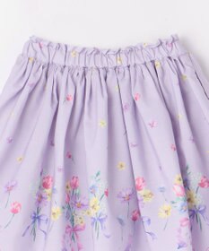 ANY KIDS フラワー ブーケ プリント スカパン