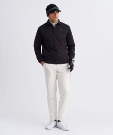 23区GOLF 【MEN】カノコダンボール裏起毛長袖ポロシャツ