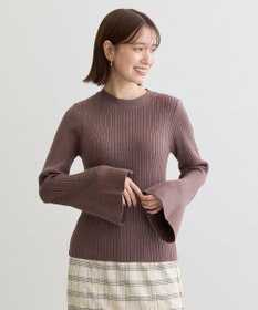 Green Parks ・ｓｗｉｎｇ　ｂｙ　ベルスリーブクルーリブニット