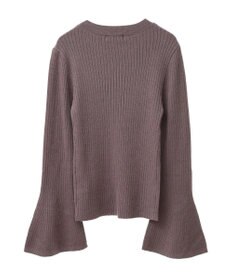 Green Parks ・ｓｗｉｎｇ　ｂｙ　ベルスリーブクルーリブニット