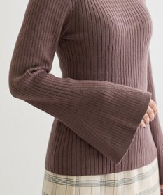 Green Parks ・ｓｗｉｎｇ　ｂｙ　ベルスリーブクルーリブニット