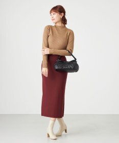 LA BAGAGERIE シープレザー　ギャザーミニバッグ