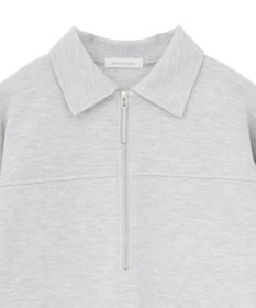 Green Parks ポロ衿ハーフＺＩＰカットワンピース