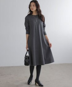 組曲 L シックフレアニットワンピース