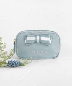 TOCCA 【WEB限定】BICOLOR RIBBON POUCH ポーチ