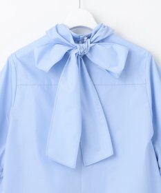 Feroux 【洗える・2WAY】リボンタイチュニック ブラウス
