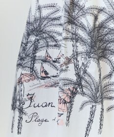 GRACE CONTINENTAL プラージュプリントタックスカート