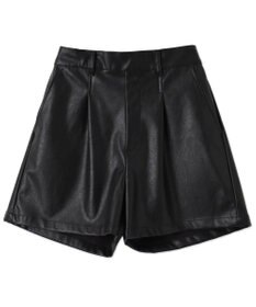 WEGO ヴィンテージライクPUショートパンツ