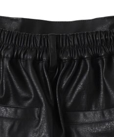 WEGO ヴィンテージライクPUショートパンツ