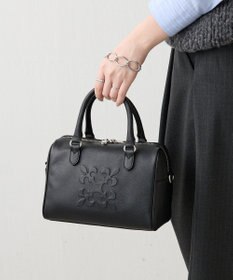 russet 《composition》レザー2WAYミニボストンバッグ(CE-1684)