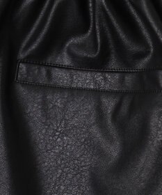 WEGO ヴィンテージライクPUショートパンツ