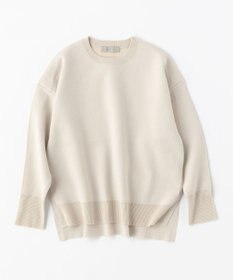 UNFILO 【洗える】スポンジ ニット プルオーバー