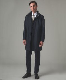 GOTAIRIKU 【防水/軽量/シワになりにくい】ラスタードビーメモリーラミネーションコート_スタンドカラー(24年モデル)