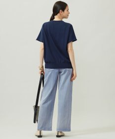 自由区 【洗える】コットンループバックスウェット ニット