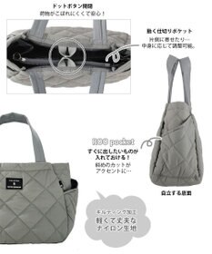 ROOTOTE 1332【仕切り+自立+撥水】LT.デリ.パルーティ.キルト-C