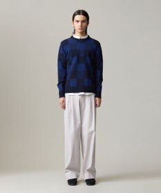 J.PRESS MEN 【Cash Lamb’s Wool】クレイジーパターンニット / クルー