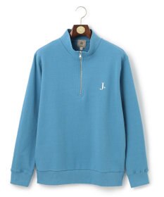 J.PRESS MEN 【WEB限定】J刺繍ハーフジップスウェット