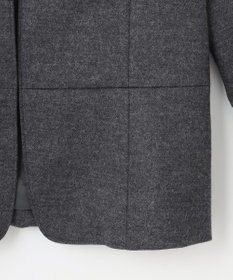 J.PRESS LADIES アクアレジェンドウールジャージー ノーカラー ジャケット