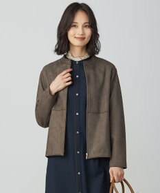 J.PRESS LADIES スエードダンボール ブルゾン