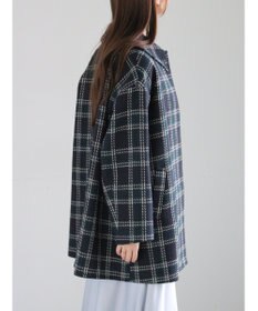 Te chichi ロービングチェックミドルコート《2025winter catalog item》