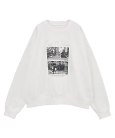 Green Parks オーバーサイズロゴ裏毛プルオーバー