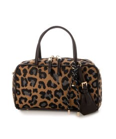 UNBILLION カシュカシュ cachecache / チャーム付横長ボストン