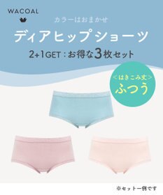WACOAL 【ディアヒップショーツ】 お得な3枚セット はきこみ丈：ふつう PPA100 /ワコール