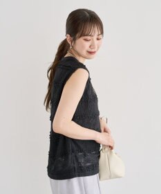 Green Parks ・ＳＵＧＡＲ　ＳＰＯＯＮ　フリルレースノースリーブ