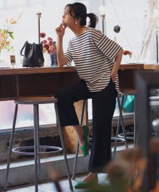 UNFILO L 撥水汗ジミ防止ボーダーT