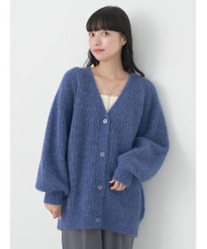 earth music&ecology フワフワＭＩＸヤーンカーディガン