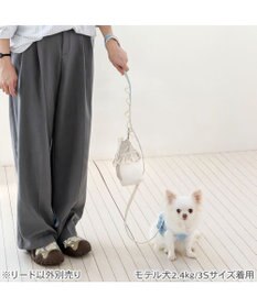 PET PARADISE ペットパラダイス 小花柄 デニム リード ３Ｓ 小型犬