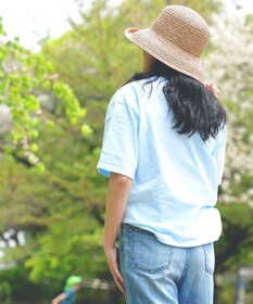 caqu caqu x GoodOn roundneck S/Stee  シンプルゆったりフィットの半袖Tシャツ