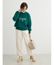 Green Parks 柄テーパードパンツ