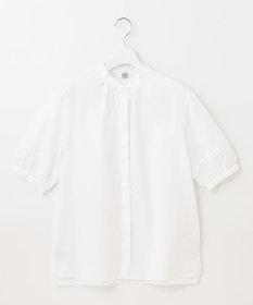 J.PRESS LADIES S 【洗える】ボイルEASYCARE バンドカラー ブラウス