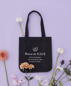 Maison de FLEUR パイピングスクエアトートバッグ