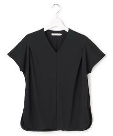 ICB L 【新色追加】スパンプラチナム Vネックカットソー