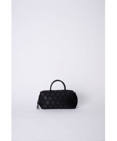 MIYABIYA 【撥水加工】篭目大柄エンボスボンディングミニボストン