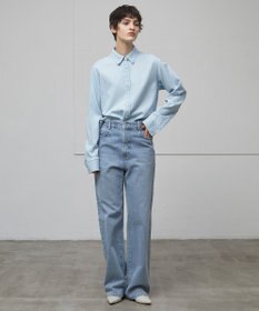 BEIGE， 【洗える】DELAUP / ダンガリー風コットンデニムシャツ