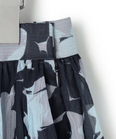 23区 【洗える】Ratti シャドーフラワープリント スカート