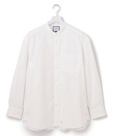 J.PRESS YORK STREET 【UNISEX】オックス起毛 バンドカラーシャツ