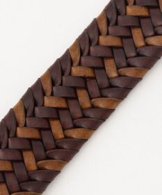 JOSEPH ABBOUD レザーメッシュ　ベルト