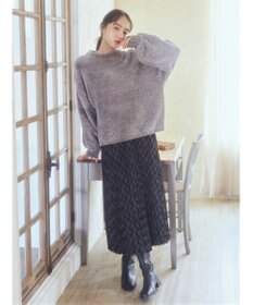 earth music&ecology すきな丈プリーツスカート