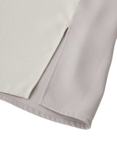 YECCA VECCA カーゴデザイン配色シャツワンピース