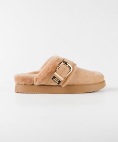 STEVE MADDEN COZY-UP ファーバックルサボ