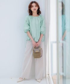 洗える】シャルマンエンブロイダリー ブラウス / 23区 | ファッション