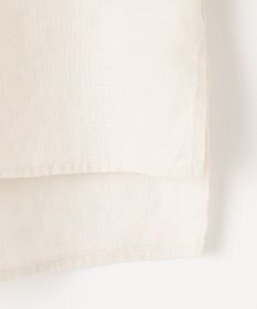 自由区 【XSサイズ～/洗える/セット可】エンブロイダリーリネン前開き シャツブラウス